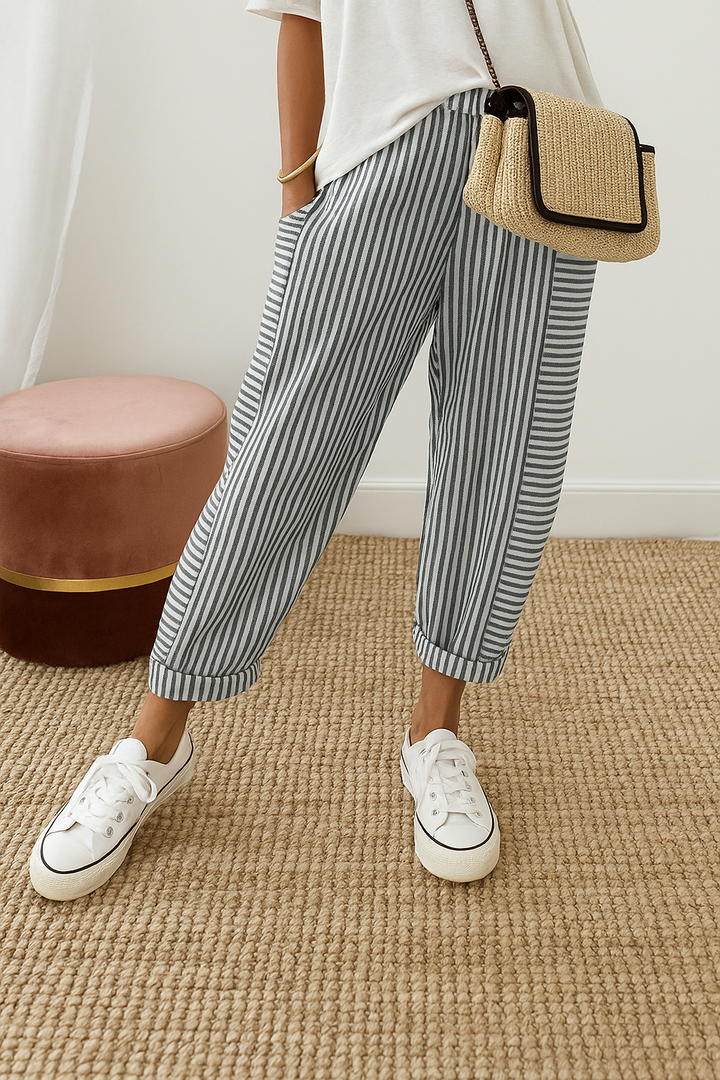 Marlyn | Striped Pants