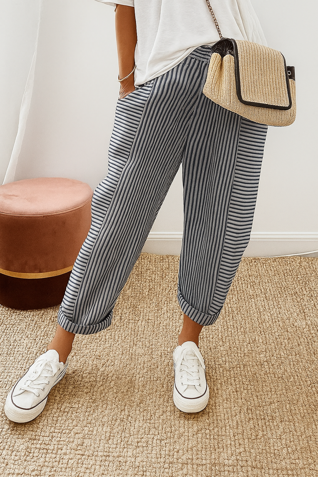Marlyn | Striped Pants