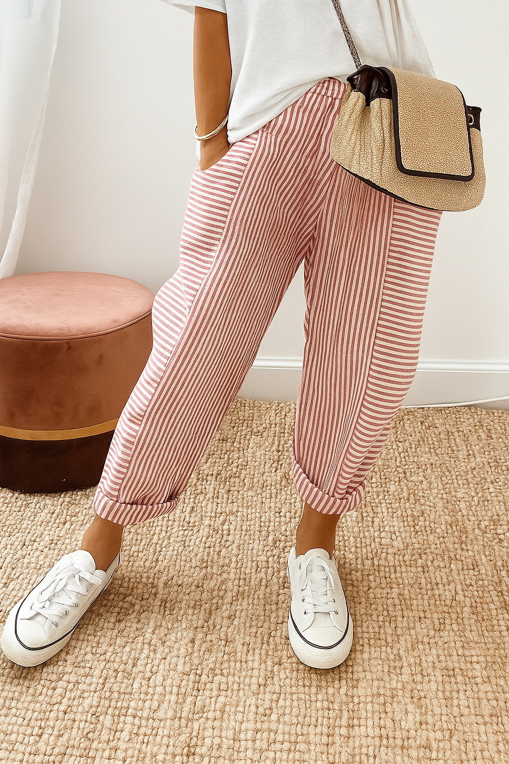 Marlyn | Striped Pants