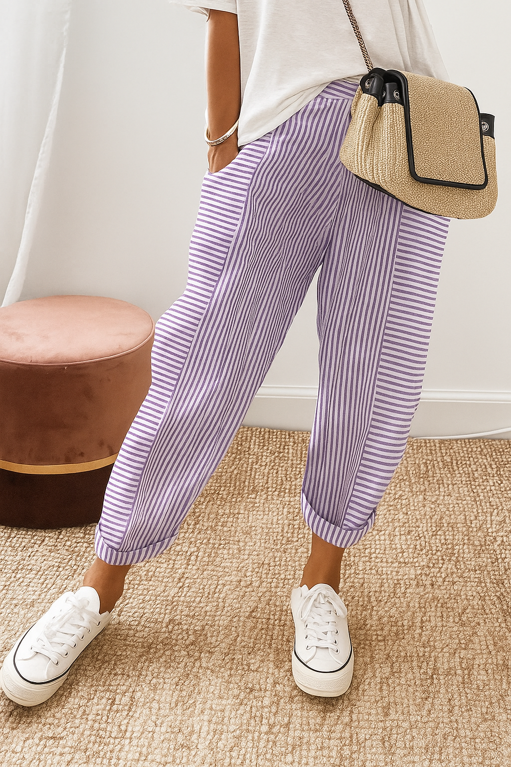 Marlyn | Striped Pants
