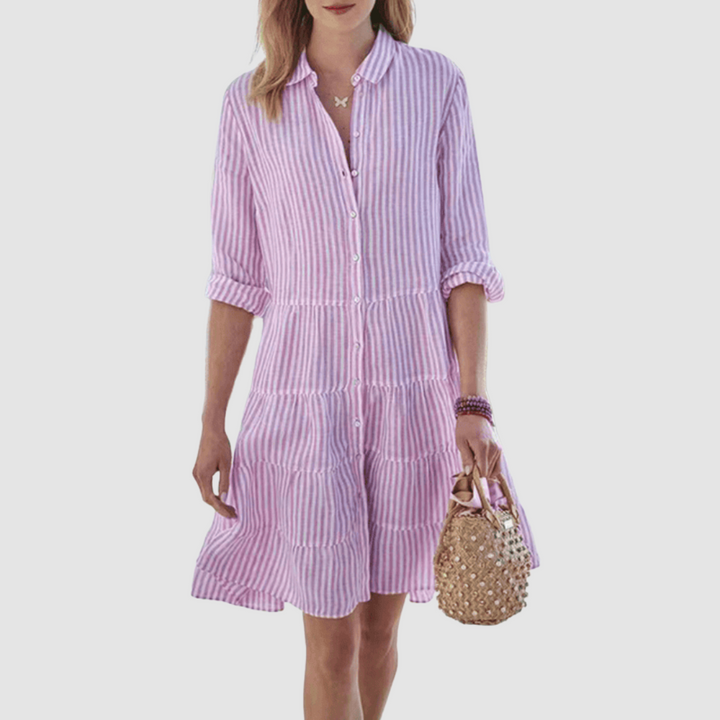 Lyza | Breezy Striped Dress