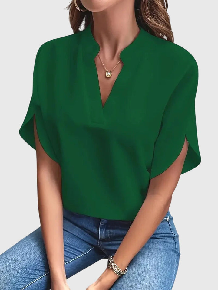 Eloria | Soft and Elegant V-Neck Shirt