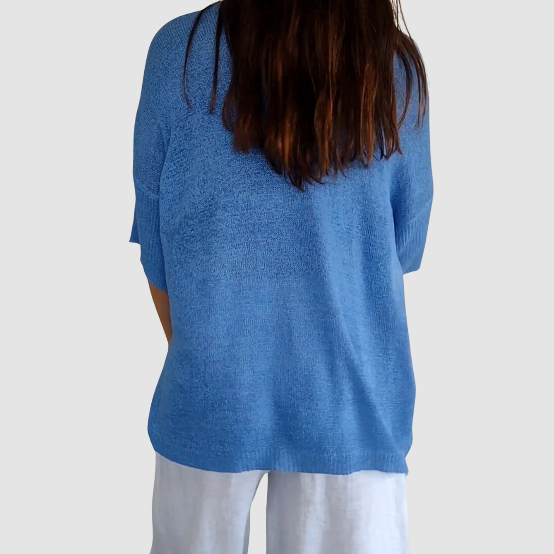 Camille | Knit V-Neck Top