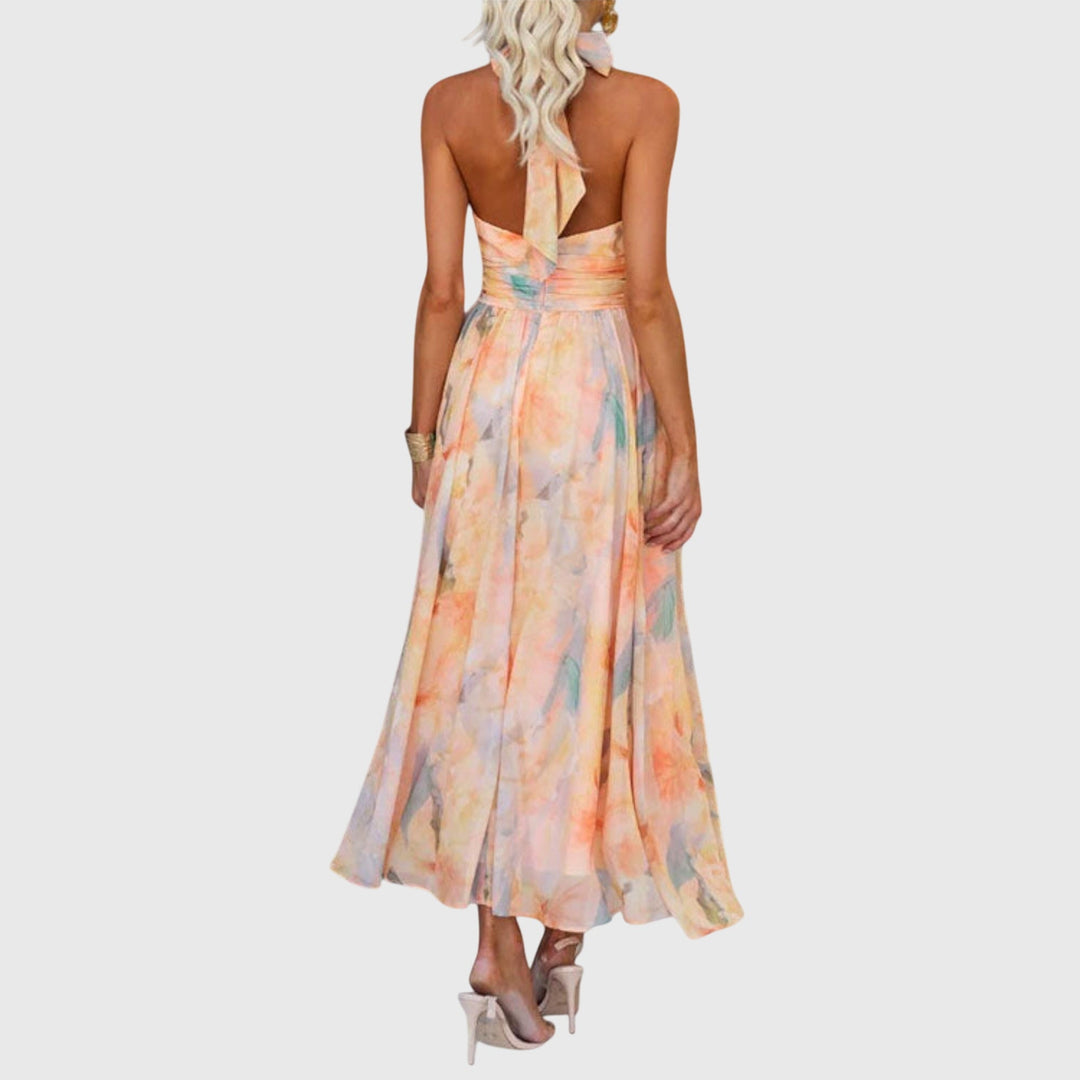 Aveline | Halter Maxi Dress
