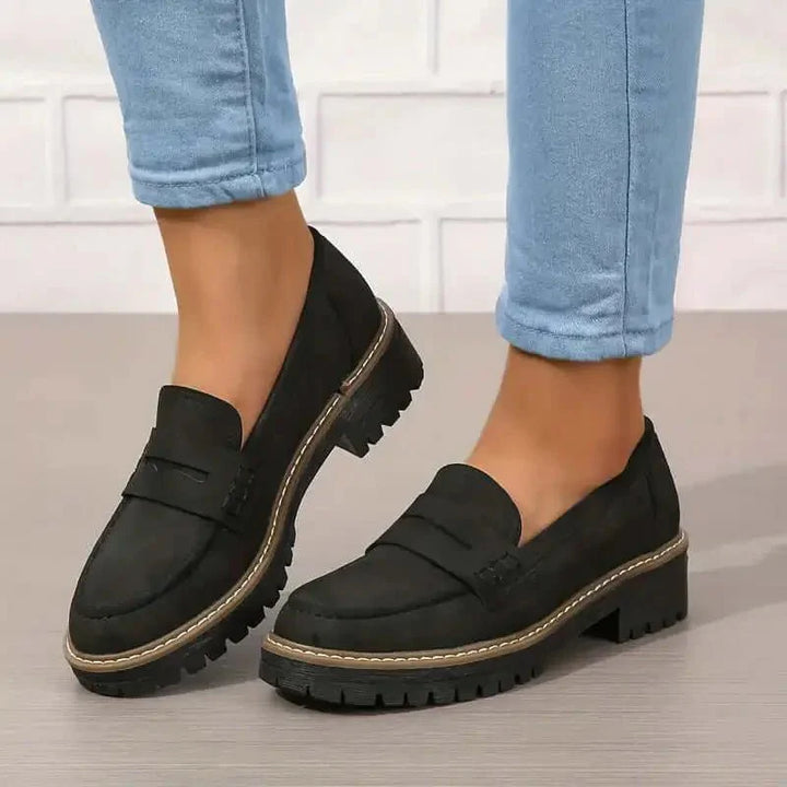 Danika | Comfortable Chunky Loafer Shoes