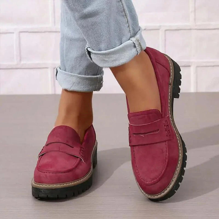 Danika | Comfortable Chunky Loafer Shoes